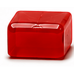 Red square gummy